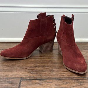 👢Sole Society Oskar Booties burgundy size 8.5M